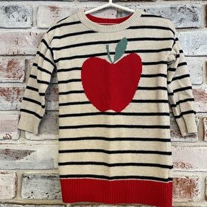 Apple sweater dress